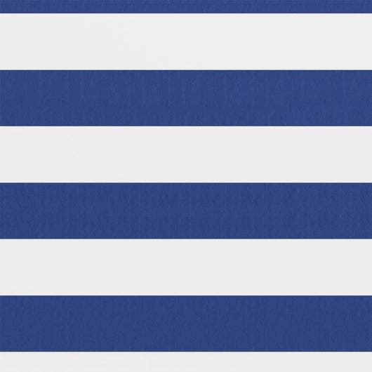 Paravento da Balcone Bianco e Blu 75x300 cm Tessuto Oxford 134912