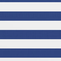 Paravento per balcone 90 x 500 cm tessuto oxford bianco e blu 02_0010072