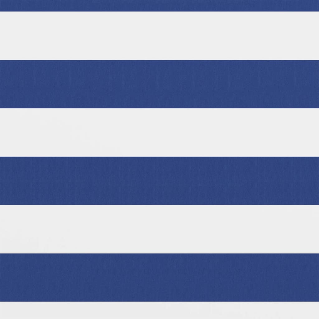 Paravento da Balcone Bianco e Blu 90x500 cm in Tessuto Oxford 134918