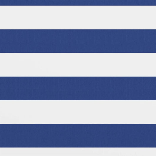 Paravento per balcone protezione privacy paravento 120 x 300 cm tessuto Oxford bianco e blu 02_0010062