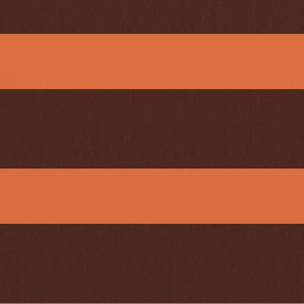 Paravento Balcone Arancione e Marrone 75x600 cm Tessuto Oxford 134927