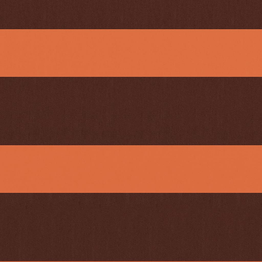 Paravento per balcone protezione privacy paravento 90 x 600 cm tessuto Oxford arancione e marrone 02_0010327