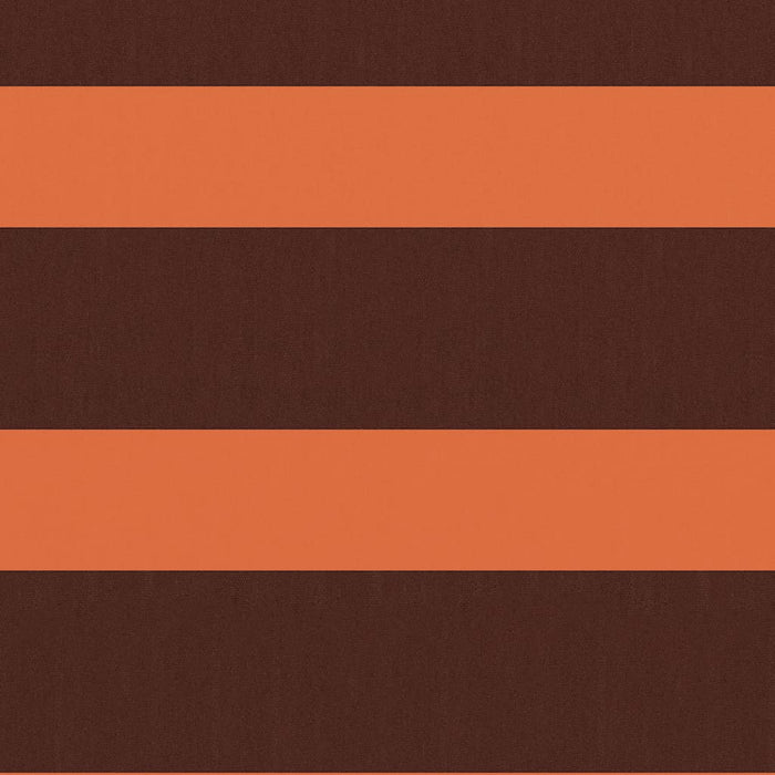 Paravento per balcone protezione privacy paravento 90 x 600 cm tessuto Oxford arancione e marrone 02_0010327