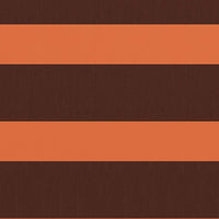 Paravento Balcone Arancione e Marrone 120x400 cm Tessuto Oxford cod mxl 6576