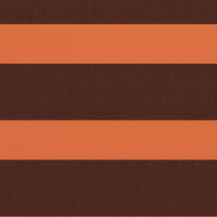 Paravento Balcone Arancione e Marrone 120x500 cm Tessuto Oxford 134934