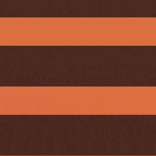 Paravento Balcone Arancione e Marrone 120x500 cm Tessuto Oxford 134934