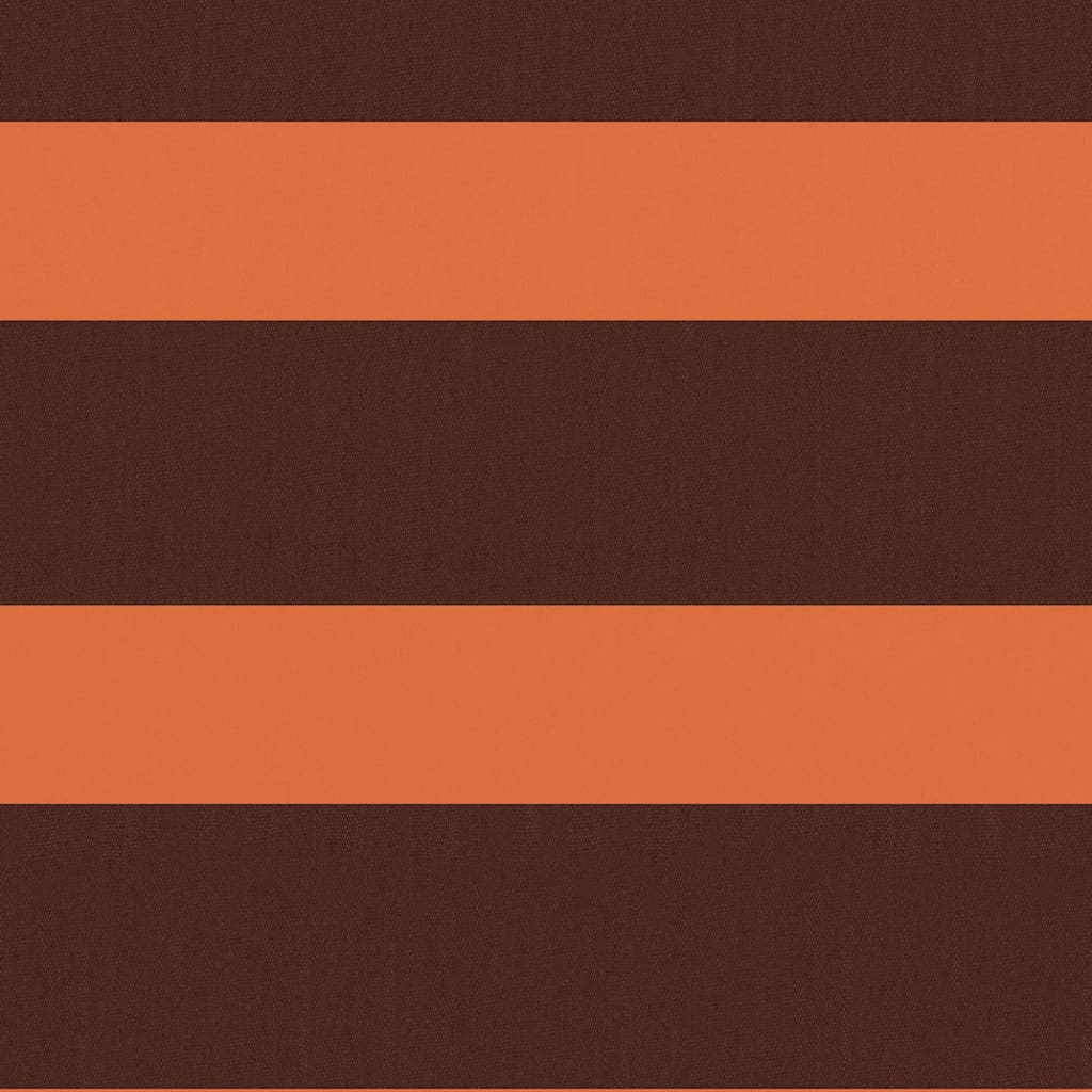 Paravento Balcone Arancione e Marrone 120x600 cm Tessuto Oxford cod mxl 14626