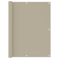 Paravento per balcone protezione privacy paravento 120 x 500 cm tessuto oxford beige 02_0010021