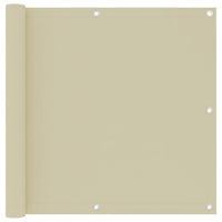 Paravento da Balcone Crema 90x300 cm Tessuto Oxford cod mxl 15109