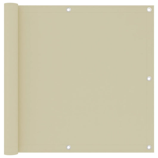 Paravento da Balcone Crema 90x300 cm Tessuto Oxford cod mxl 15109