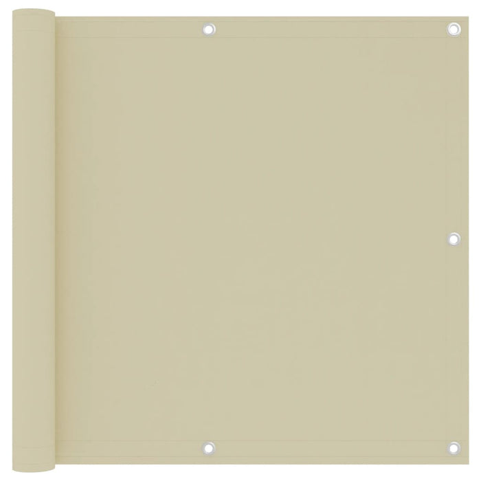 Paravento da Balcone Crema 90x300 cm Tessuto Oxford cod mxl 15109
