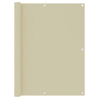 Paravento da Balcone Crema 120x300 cm Tessuto Oxford cod mxl 11820