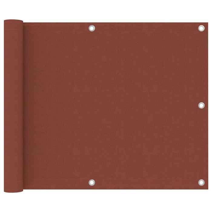 Paravento da Balcone Terracotta 75x500 cm Tessuto Oxford cod mxl 7691