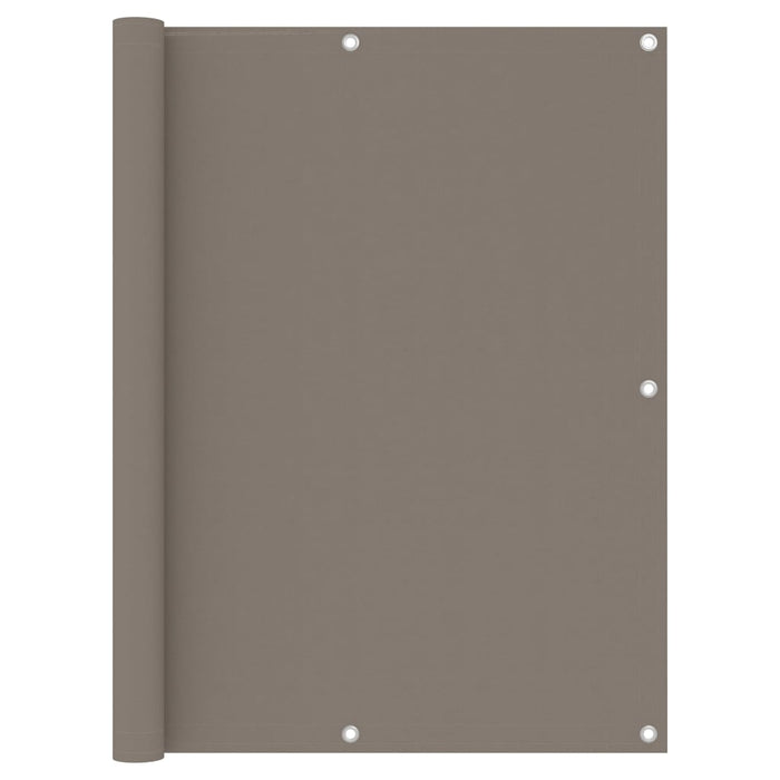 Paravento per balcone protezione privacy para privacy grigio talpa 120 x 500 cm tessuto oxford 02_0010376