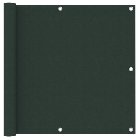 Paravento da Balcone Verde Scuro 90x500 cm Tessuto Oxford cod mxl 10318