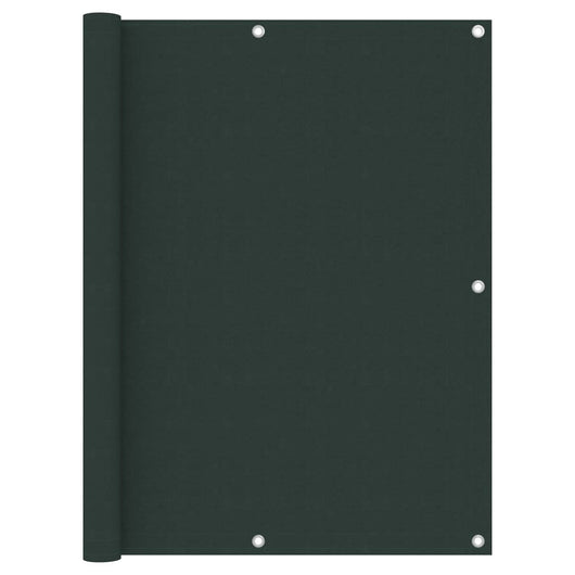 Paravento per balcone protezione privacy paravento verde scuro 120 x 300 cm tessuto oxford 02_0010431