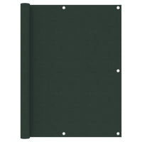 Paravento da Balcone Verde Scuro 120x400 cm Tessuto Oxford