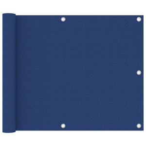 Paravento per balcone protezione privacy schermo privacy blu 75 x 500 cm tessuto oxford 02_0010102