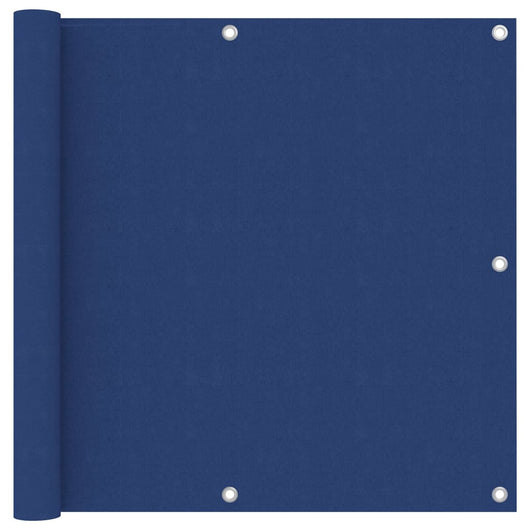 Paravento per balcone protezione privacy paravento 90 x 500 cm tessuto oxford blu 02_0010110