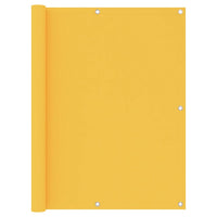 Paravento per balcone protezione privacy paravento 120 x 600 cm tessuto oxford giallo 02_0010190