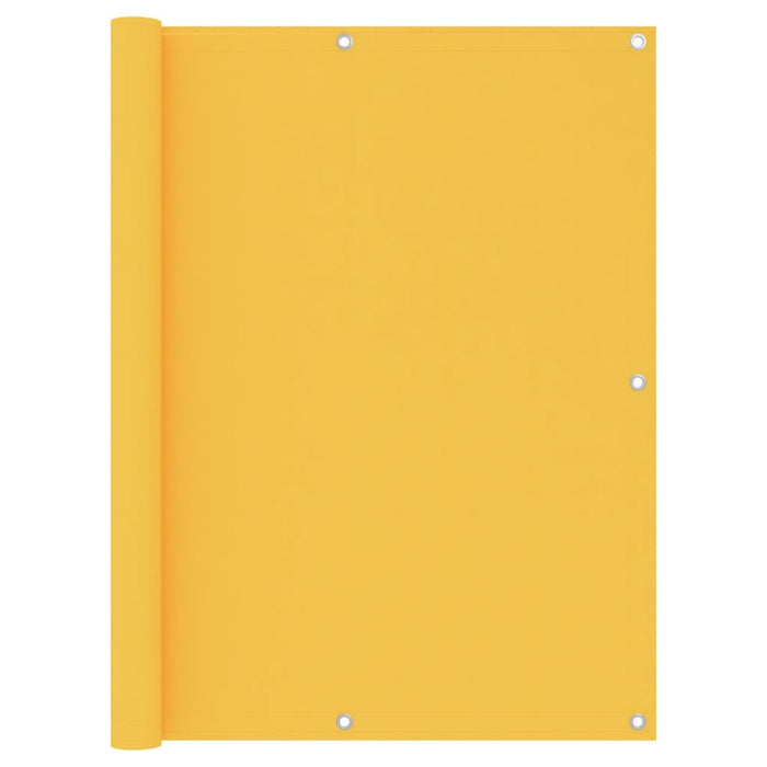 Paravento per balcone protezione privacy paravento 120 x 600 cm tessuto oxford giallo 02_0010190