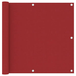 Paravento da Balcone Rosso 90x500 cm in Tessuto Oxford cod mxl 15979