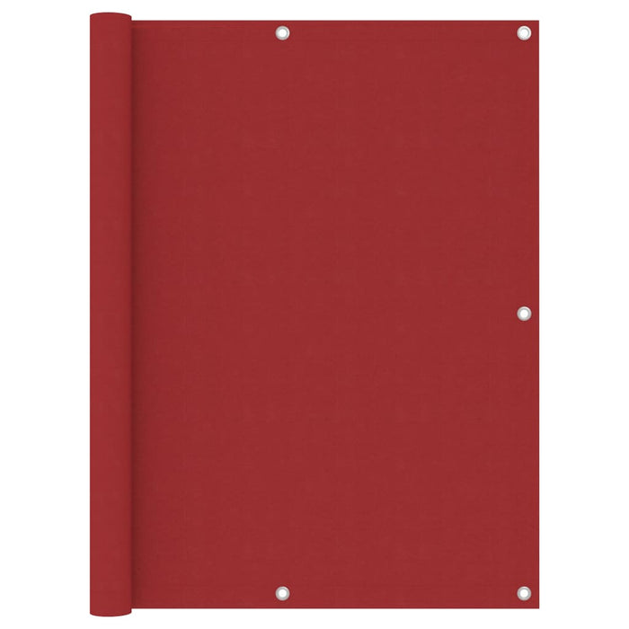 Paravento per balcone protezione privacy paravento 120 x 500 cm tessuto oxford rosso 02_0010347