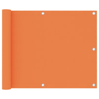 Paravento per balcone protezione privacy paravento 75 x 500 cm tessuto oxford arancione 02_0010300