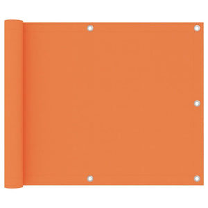 Paravento per balcone protezione privacy paravento 75 x 500 cm tessuto oxford arancione 02_0010300