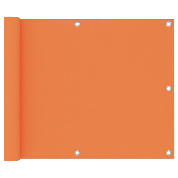 Paravento per balcone protezione privacy paravento 75 x 500 cm tessuto oxford arancione 02_0010300