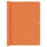 Paravento Balcone Arancione 120x500 cm in Tessuto Oxford