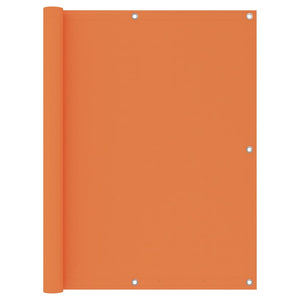 Paravento Balcone Arancione 120x500 cm in Tessuto Oxford