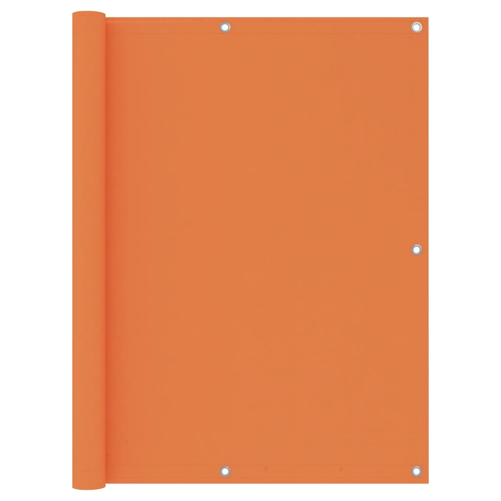 Paravento per balcone protezione privacy paravento 120 x 600 cm tessuto oxford arancione 02_0010292
