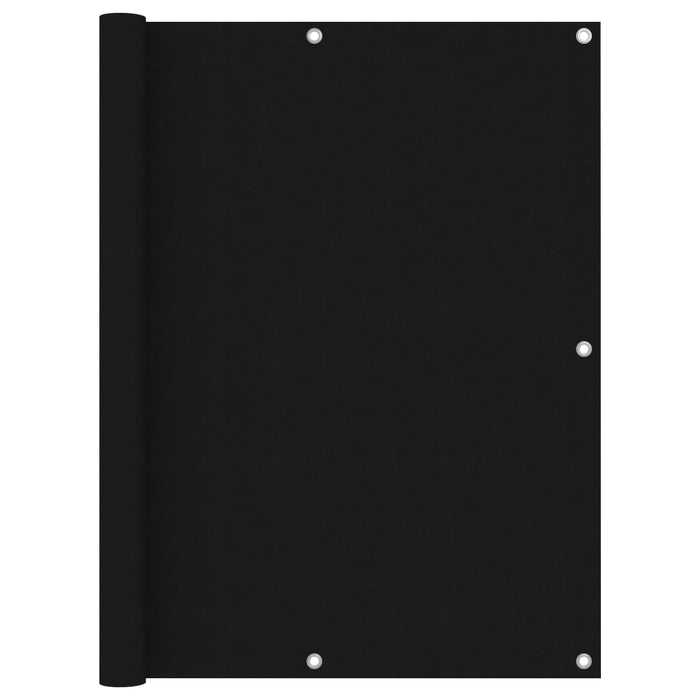 Paravento per balcone protezione privacy paravento 120 x 400 cm tessuto oxford nero 02_0010261