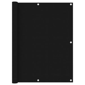 Paravento Balcone Nero 120x500 cm in Tessuto Oxford cod mxl 7098