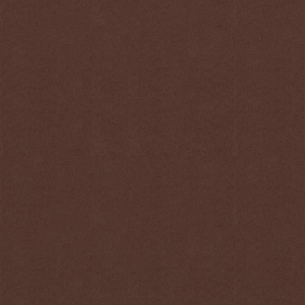 Paravento per balcone protezione privacy paravento 75 x 600 cm tessuto oxford marrone 02_0010237