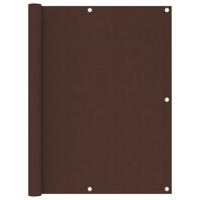 Paravento per balcone protezione privacy paravento 120 x 300 cm tessuto oxford marrone 02_0010221