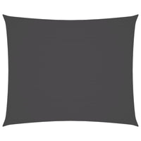 Parasole a Vela Oxford Rettangolare 2x3 m Antracite 135090