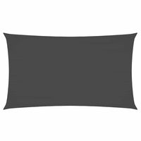 Parasole a Vela Oxford Rettangolare 2x4,5 m Antracite