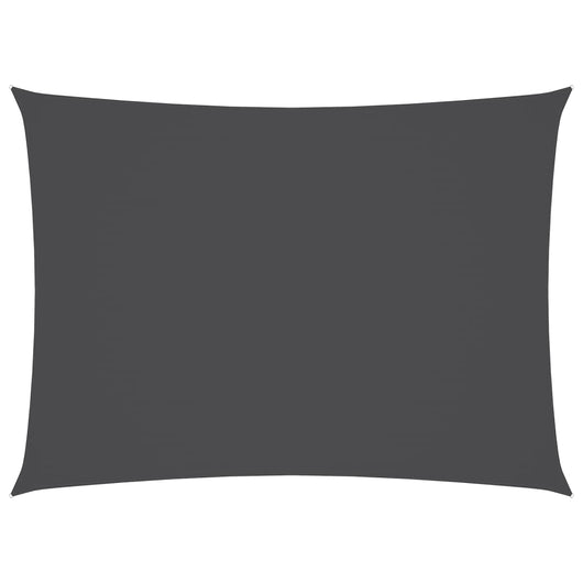 Parasole a Vela Oxford Rettangolare 2,5x4 m Antracite