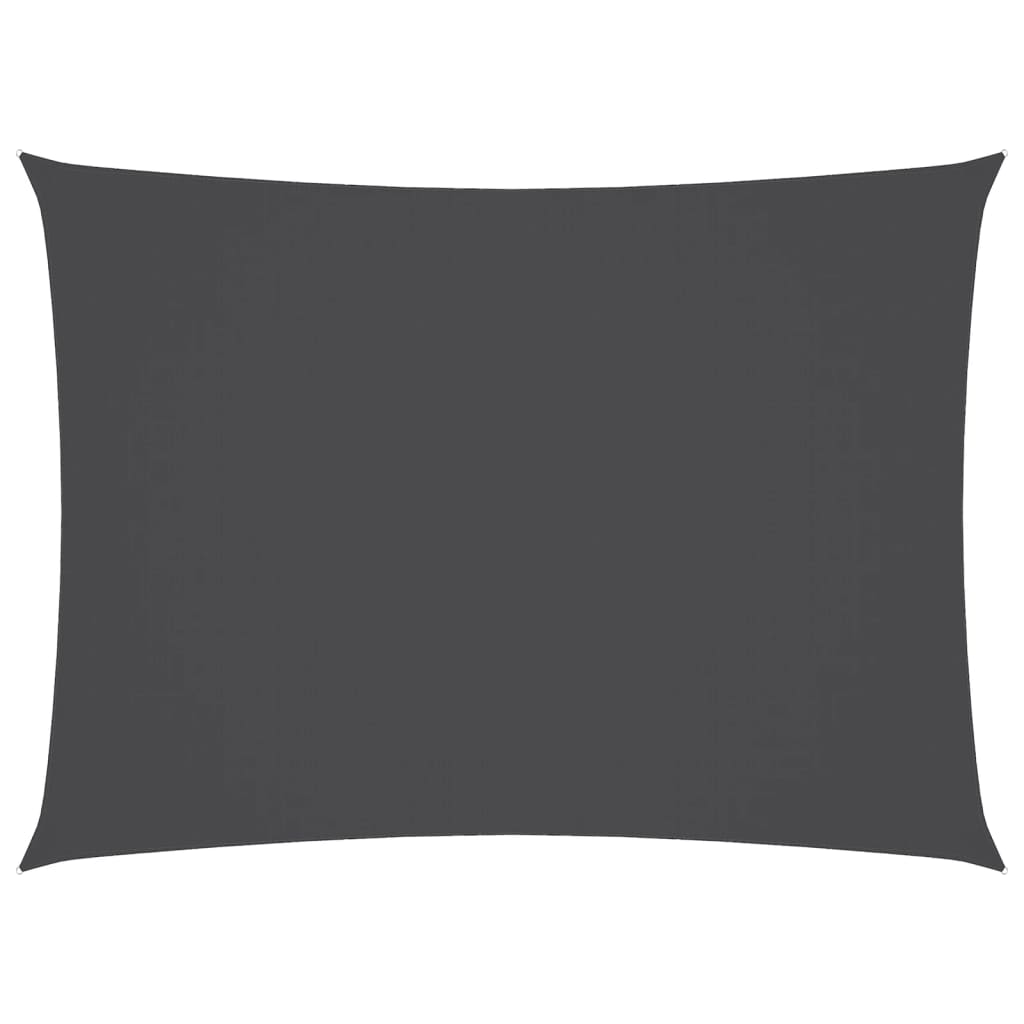 Parasole a Vela Oxford Rettangolare 2,5x4,5 m Antracite 135098