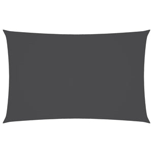 Parasole a Vela Oxford Rettangolare 2,5x5 m Antracite 135099