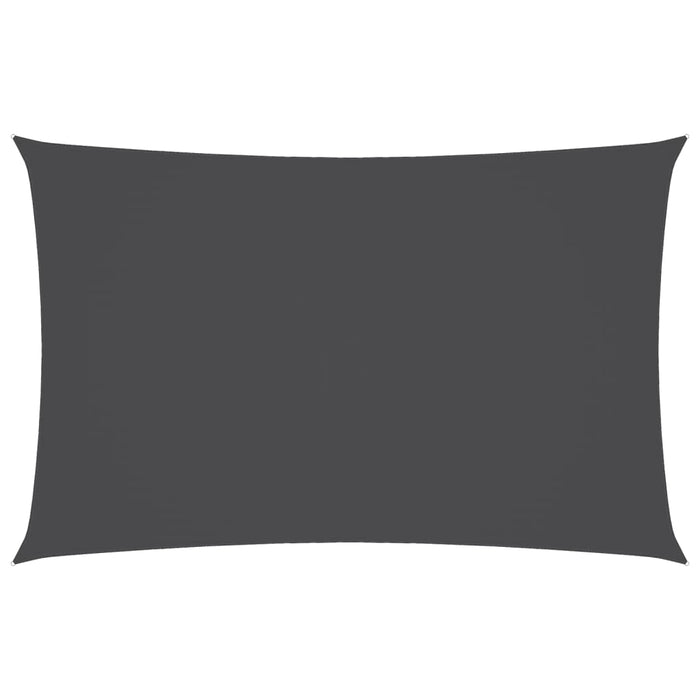 Parasole a Vela Oxford Rettangolare 2,5x5 m Antracite 135099