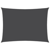 Parasole a Vela Oxford Rettangolare 3x5 m Antracite 135102