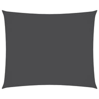 Parasole a Vela Oxford Rettangolare 4x5 m Antracite 135106