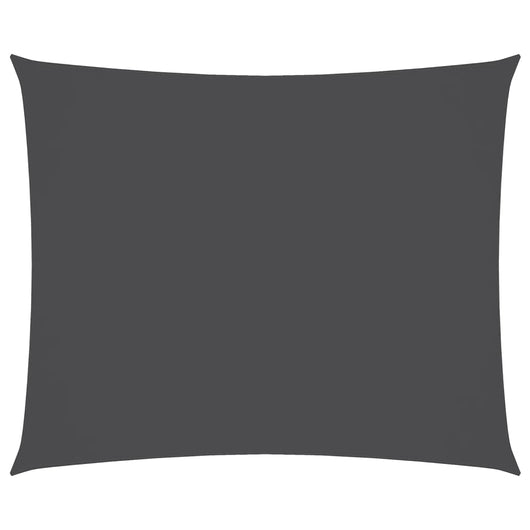 Parasole a Vela Oxford Rettangolare 4x5 m Antracite 135106