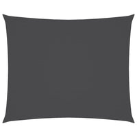 Parasole a Vela Oxford Rettangolare 5x6 m Antracite 135109