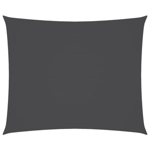 Parasole a Vela Oxford Rettangolare 5x6 m Antracite 135109