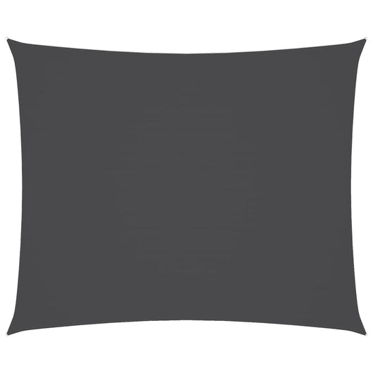 Parasole a Vela Oxford Rettangolare 5x6 m Antracite 135109
