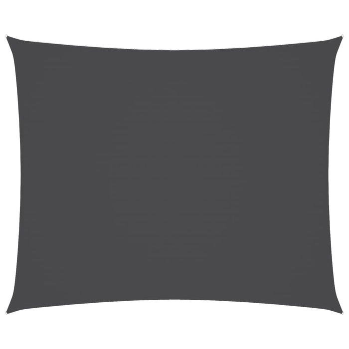 Parasole a Vela Oxford Rettangolare 5x6 m Antracite 135109